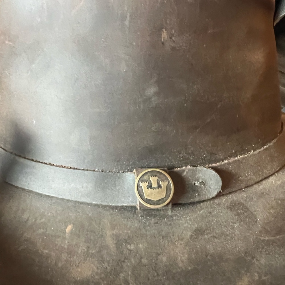 Goorin Bros. Leather fedora hat - Picture 6 of 7